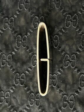 Gucci Vintage Sterling Silver 925 Pendant Heavy 70.4g (mid-80s era) 3” length